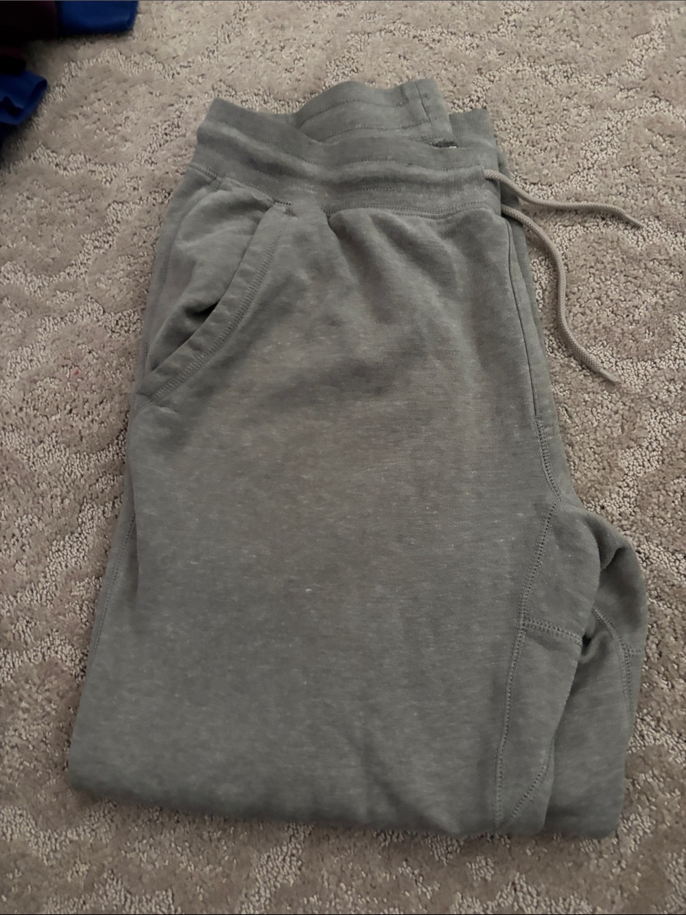 J Crew Soft Gray Drawstring Joggers